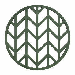 Pannenonderzetter – Rond – Groen - 14 cm – Siliconen